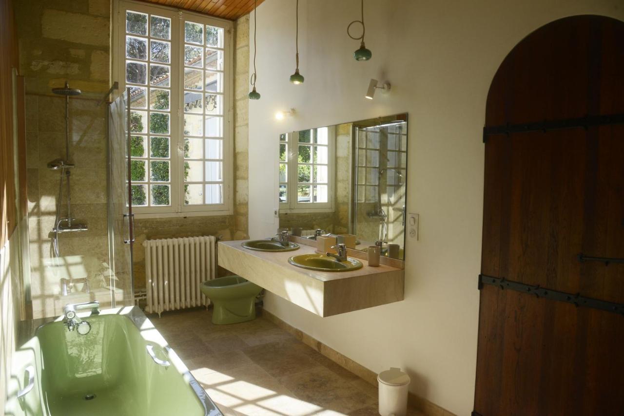 Chateau Rosemont - Grande Maison Familiale Campagne Dans Le Medoc Avec Piscine Et Tennis A 15 Mn Bordeaux Labarde 外观 照片